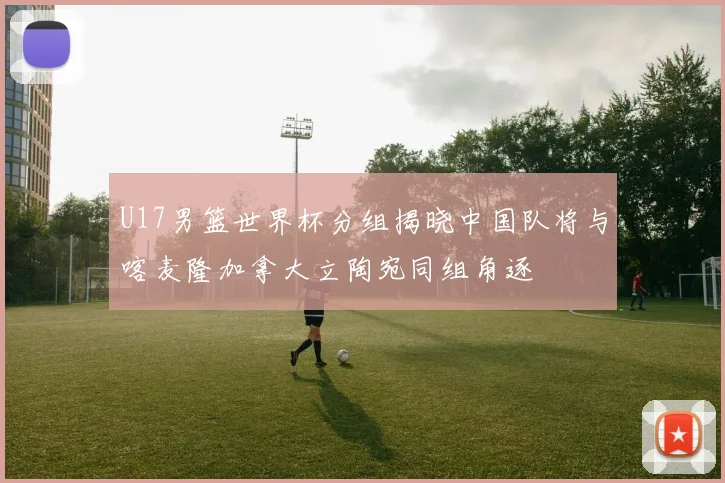 U17男篮世界杯分组揭晓中国队将与喀麦隆加拿大立陶宛同组角逐